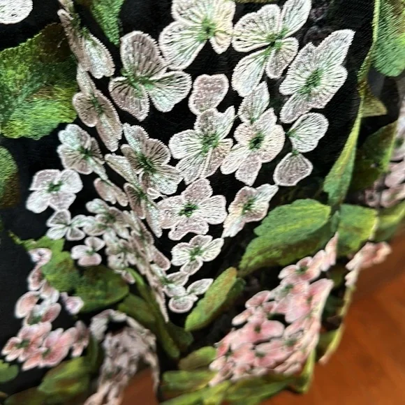 Dress The Population black hydrangea midi dress size XS or 0-2. NWOT - Picture 9 of 9